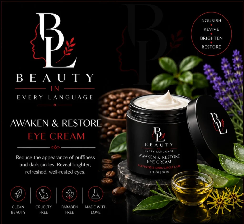 Beauty product with lavender and coffee beans