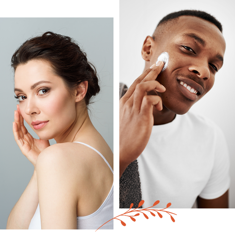 Skincare routine for healthy skin